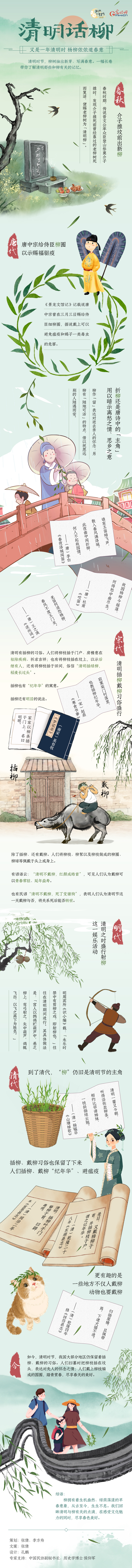 【網絡中國節·清明】清明話柳：又是一年清明時 楊柳依依道春意