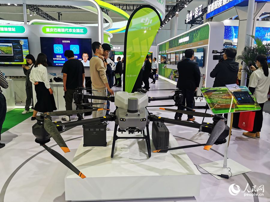 T50農(nóng)業(yè)無人飛機(jī)。人民網(wǎng) 葉青卿攝