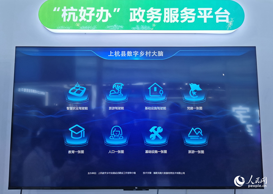 “杭好辦”政務(wù)服務(wù)平臺。人民網(wǎng) 葉青卿攝